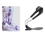 Two AFos; one set plastic, one flexible carbon